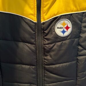 Pittsburgh Steeler zip up vest